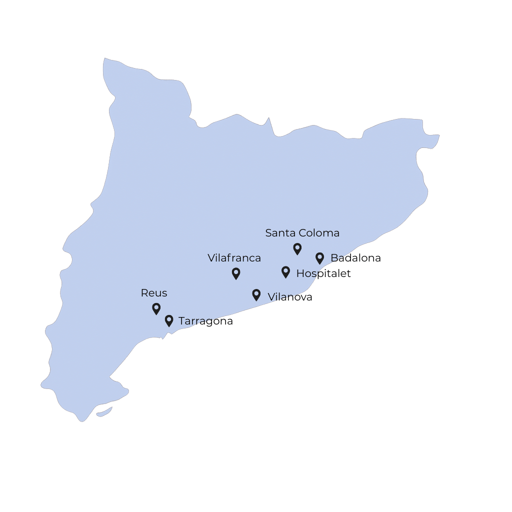 Mapa 9 clínicas dentales Orthodontic